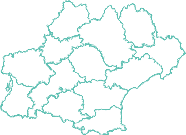 Carte de l'Occitanie